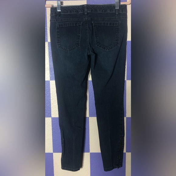 NWOT GH Bass Skinny Jeans with Ankle Zip - Size 2 - Picture 2 of 3